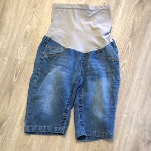 Fade Into Blue Maternity Shorts